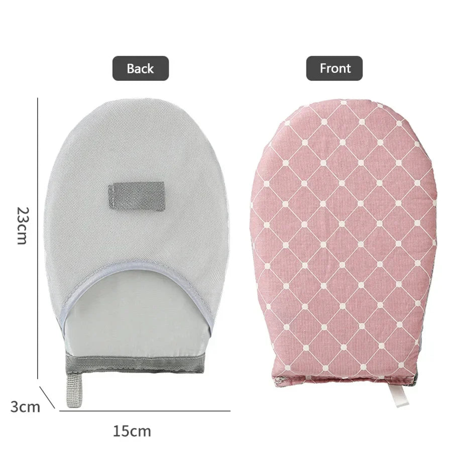 1Pc Fabric Handheld Ironing Board – Small Home Ironing Tray with Insulated Ironing Gloves