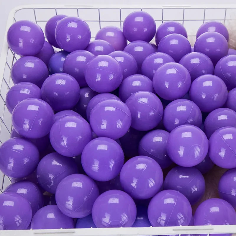 50pcs Colorful Love Star Ocean Balls – Eco-Friendly Plastic Balls for Baby Play Pits & Pools
