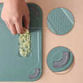 1PC Stainless Steel & Plastic Double-Sided Multifunctional Cutting Board – For Vegetables, Meat & Fruits