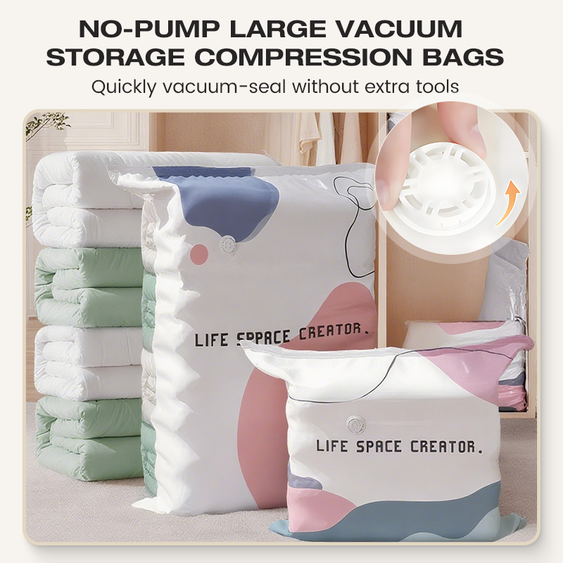 Pump 3D Vacuum Storage Bags
